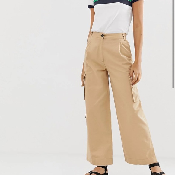 Asos - Monki Wide Utility Pant - Picture 3 of 3